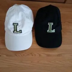 LACOSTE キャップ 2点セット ホワイト ブラック