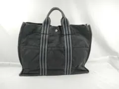 HERMES エルメス フールトゥMM ブラック トートバッグ