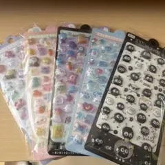 3Dキャラクターシール 5枚セット