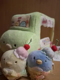 すみっコぐらし ぺんぺんアイスクリーム ぺんぎん？ シーンぬいぐるみ