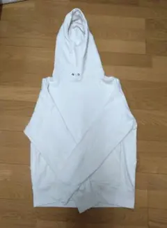 UNIQLO ホワイト フード付きパーカー M