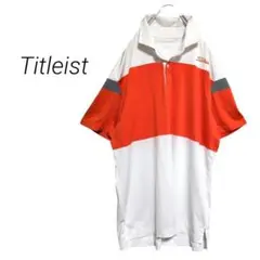 美品【タイトリスト】ゴルフポロシャツ ストレッチ ゴルフウエア 速乾 LLのサムネイル