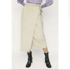 新品 SLY VEGAN SUEDE WRAP SK(ライトグレー)