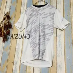 【MIZUNO 】Tシャツ　スポーツ　メッシュ　薄生地　カモフラージュ　S