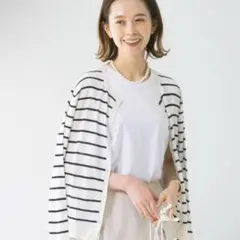 アーバンリサーチ ロッソ ウォッシャブルカーディガンのサムネイル
