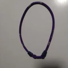 ファイテンネックレス40cm　紫　x50
