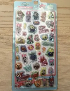 海外正規品　ズートピア　3Dシール　4
