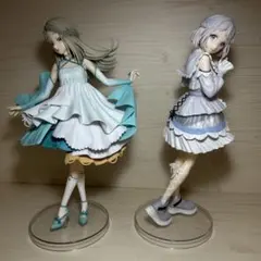 学園アイドルマスター 葛城リーリヤ 篠澤広 開封済フィギュア