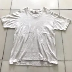 WAREHOUSE Vネック Tシャツ カットソー 美品 ホワイト Mのサムネイル