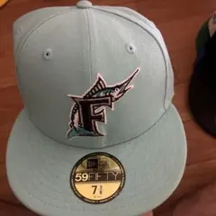 Y*M様 New Era 59FIFTY 水色キャップ 7 3/8