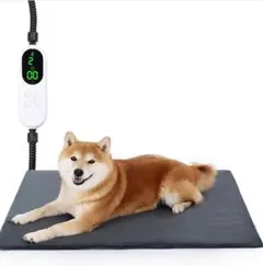 ペット用ホットカーペット a 45×70cm 30-60℃温度調節9段階 12時