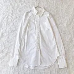 ブルックスブラザーズ シャツ 白 米国製 アメリカ製 BB1 細身シルエット