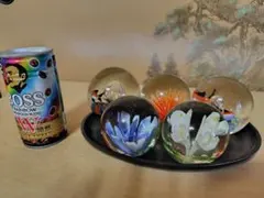 ガラス製 ペーパーウェイト(彩り) ③ブルー 金箔 ガラス製 ペーパーウェイト(彩り) ③ブルー 金箔 - メルカリ