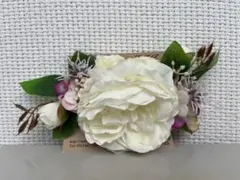 フラダンス　タヒチアンダンス　髪飾り　ヘアアクセサリー　ヘアクリップ　ローズ