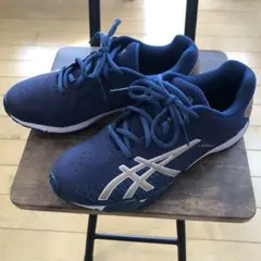asics レーザービーム SH ネイビーブルー 23.5cm キッズ