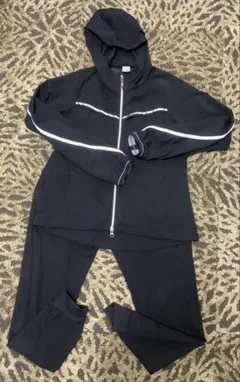 Mizuno ブラックジャージ上下セット　レディースM