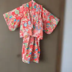 子供用着物セット ピンク 花柄 95cm以下