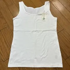 オーガニックコットン タンクトップ ホワイト Lのサムネイル
