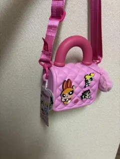 miniso 韓国限定　　パワーパフガールズ シリコンバッグ ピンク