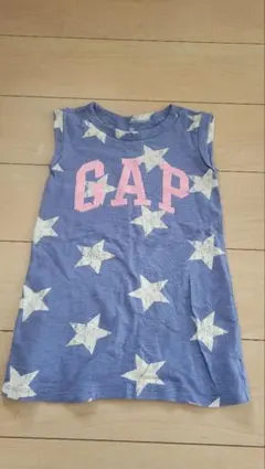 GAP ノースリーブ 星柄 スパンコール　ワンピースのサムネイル