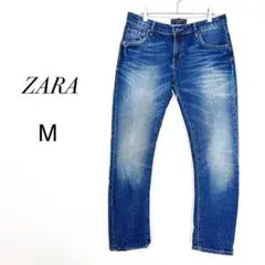 【ザラ】ヘリテージデニム M 36 ダメージ加工 ジーンズ　Z1975 ZARA