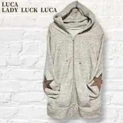 ⚠️LUCA LADY LUCK LUCA◇パーカー ♡星♡フルジップ♡日本製