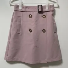 MAJESTIC LEGON トレンチ スカート ピンク M