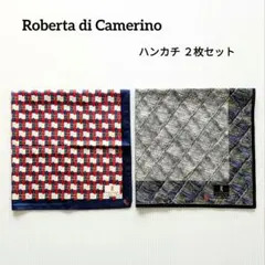 Roberta di Camerino ロベルタ メンズハンカチ２枚セット