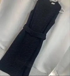 トゥモローランド Ballsey ウール混　ノースリーブ ワンピース　ブラック