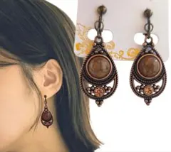 アンティーク・ラインストーンキラキラかわいいイヤリング・ピアス✨