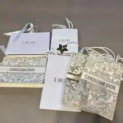 Dior ショップ袋 6枚セット チャーム付き