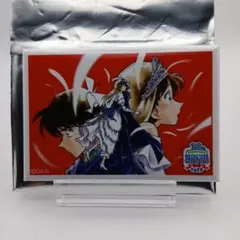 名探偵コナン 工藤新一 毛利蘭 連載30周年記念カフェ スクエア缶バッジ