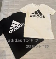 adidas Tシャツ 2枚セット 130 着用回数少なめ こども