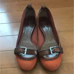 クロエChloe ローヒールパンプスモカシン バレエシューズ24cm23.5cm