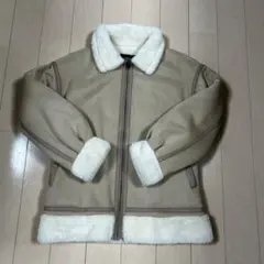 グリーンレーベル　リラクシング　ベージュ フリースジャケット Mサイズ