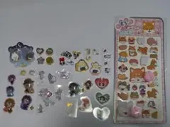 肉球立体犬シール＋おすそわけ（コナン・シナモン等）