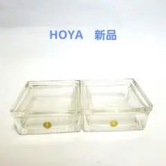 希少　HOYA　レトロポップなガラス小箱　ミリヨン　2個セットのサムネイル