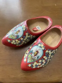 オランダ 木靴 木製 置物 インテリア