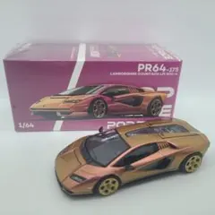 POP RACE 1/64 カウンタック LPI 800-4 ブルーハル【新品】