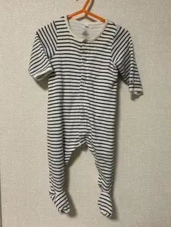プチバトー　足つきロンパース 6m/67cm
