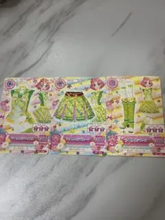 アイカツ 北大路さくら　ライムステージコーデ