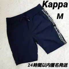 新品　Kappa　ケイパ　カッパ　テープロゴハーフパンツ　M　ネイビーのサムネイル