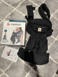 値下げ！美品エルゴベビーオムニスリーシックスティ360黒ブラック抱っこ紐ひも