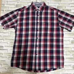 トミーヒルフィガー チェックシャツ L 60's Two Ply Cotton