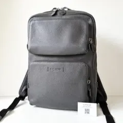 極美品 コーチ グラハム 3way バックパック ビジネス レザー A4可 黒