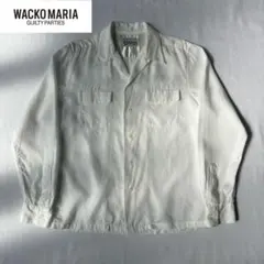 WACKO MARIA 50'S OPEN COLLAR SHIRT ホワイト