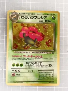 669.ポケモンカード わるいラフレシア LV.29 旧裏 姫野かげまる 045