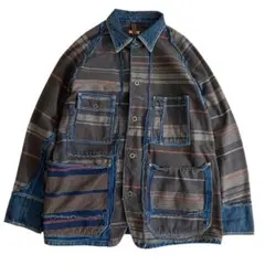 KAPITAL KOUNTRY BORO ストライプ カバーオール ジャケットのサムネイル