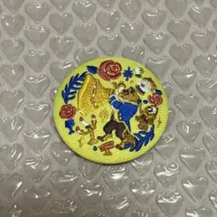 ディズニー 刺繍缶バッジ 美女と野獣のサムネイル