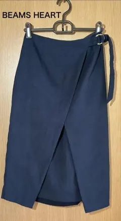 BEAMS HEARTネイビー タイトスカート　サイズ1